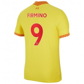 Jalkapallo Pelipaidat Liverpool Roberto Firmino 9 Kolmaspaita 2021-2022 Lyhythihainen